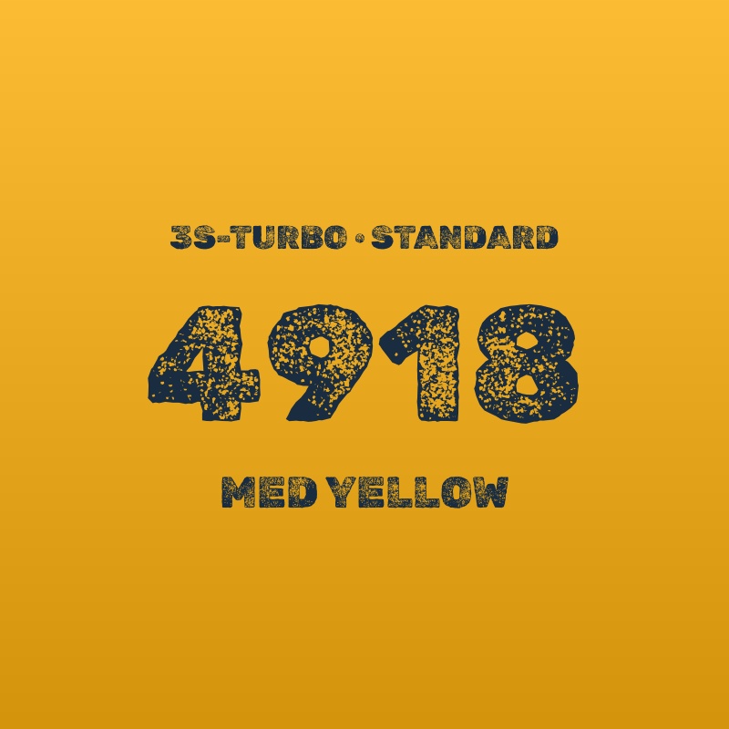 3s-TURBO 500mm幅 4918 ミディアムイエロー
