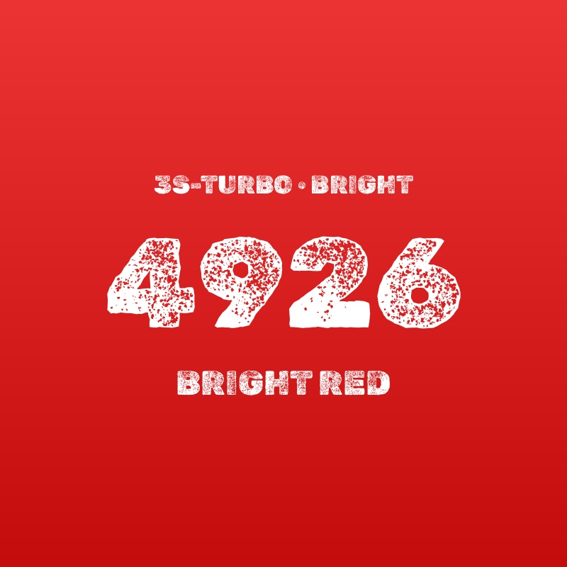 3s-TURBO 500mm幅 4926 ブライトレッド