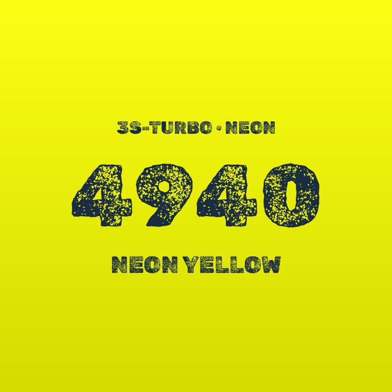 3s-TURBO 500mm幅 4940 ネオンイエロー