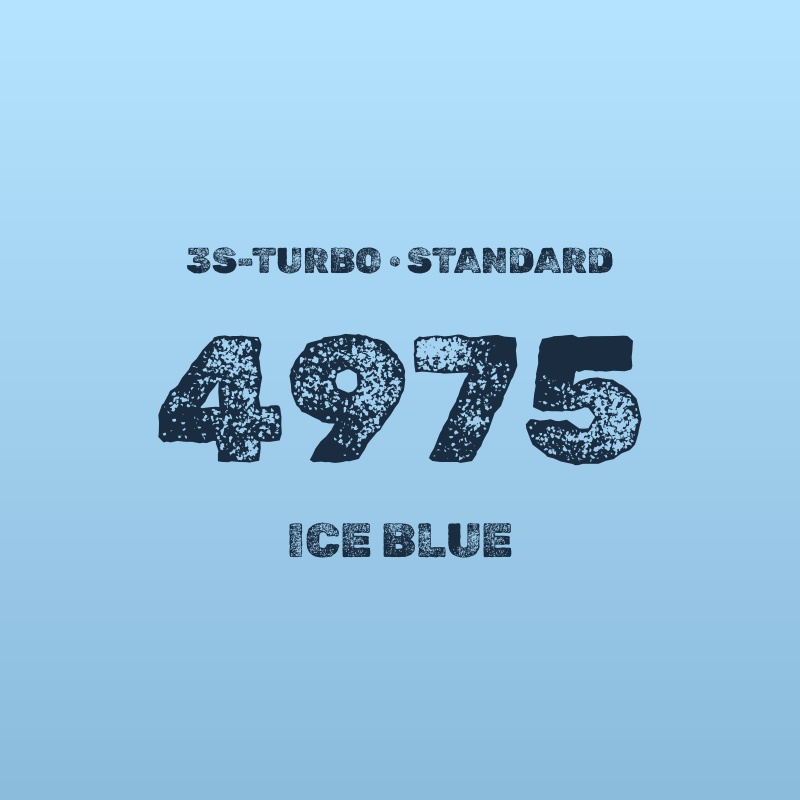 3s-TURBO 500mm幅 4975 アイスブルー