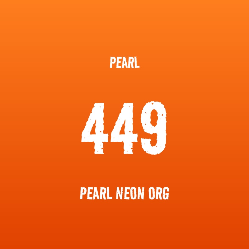 PEARL 500mm幅 449 パールネオンオレンジ