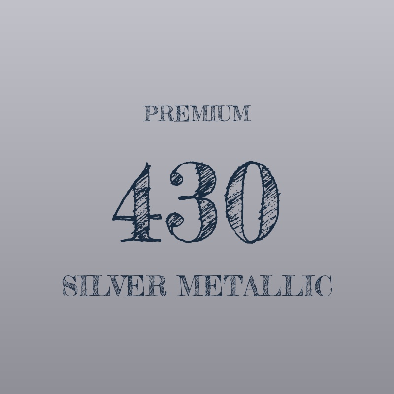 PREMIUM 500mm幅 430 シルバーメタリック