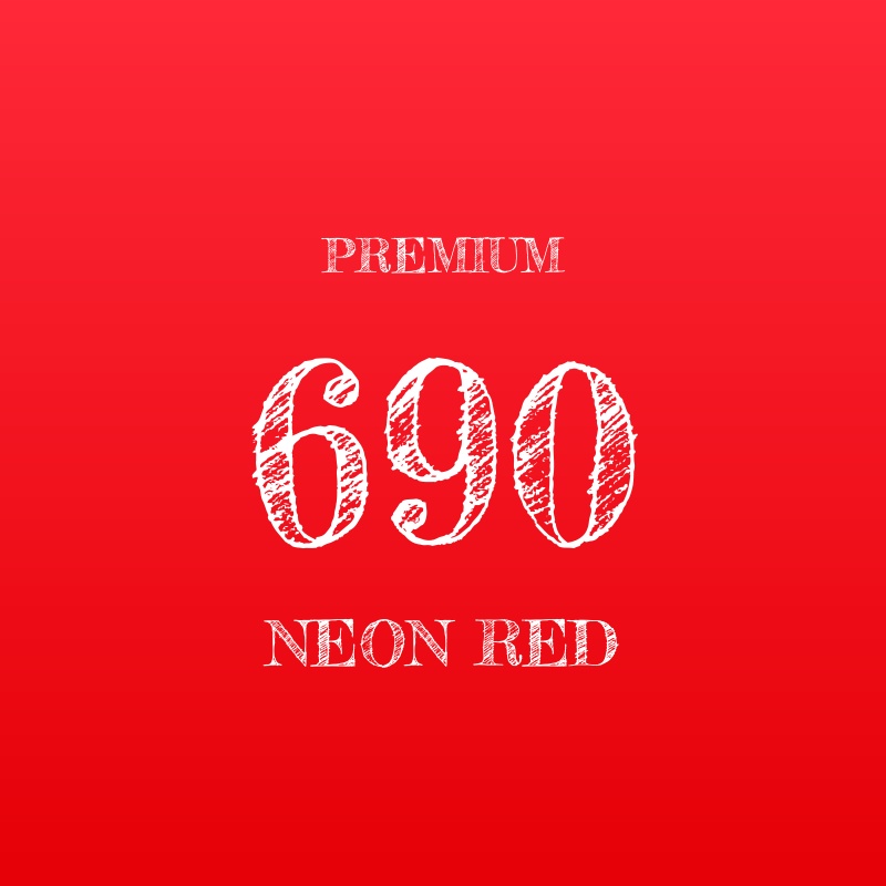 PREMIUM 500mm幅 690 ネオンレッド