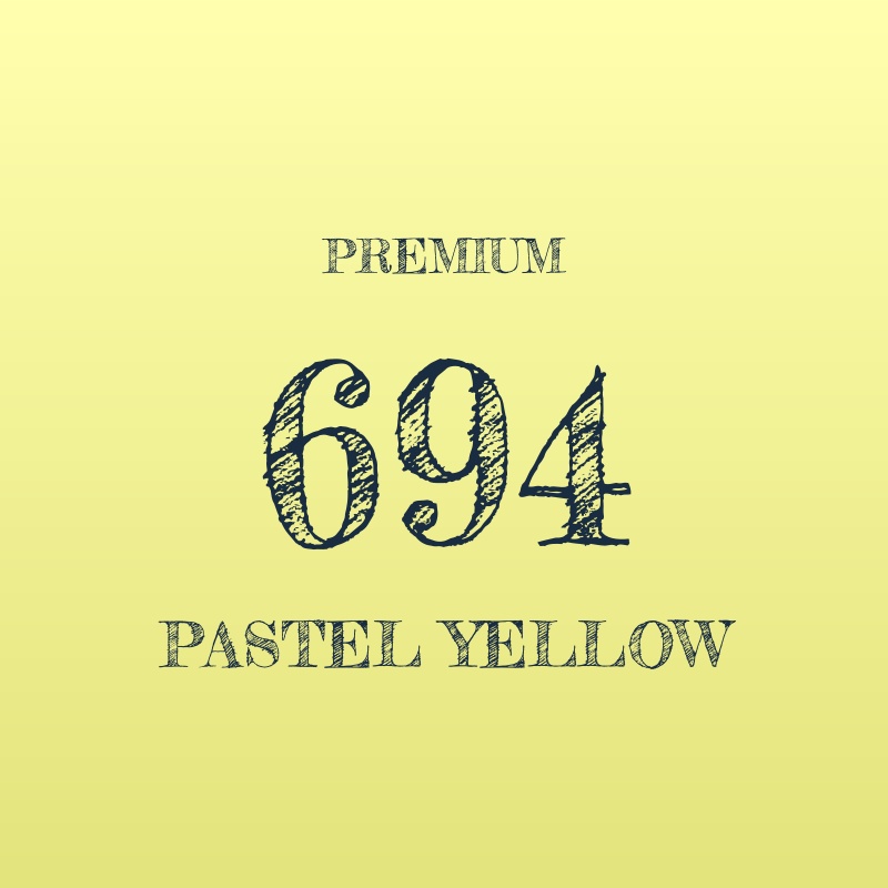 PREMIUM 500mm幅 694 パステルイエロー