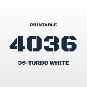 PRINTABLE 500mm幅 4036 スリーエス・ターボ 白